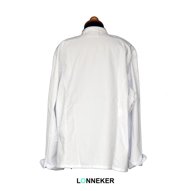 WH0396 - Unisex Σακάκι σεφ άσπρο - μαύρο